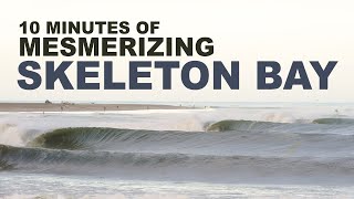 Mesmerizing Skeleton Bay  Raw surf from the best swell of the year [upl. by Dittman]