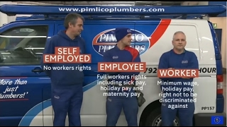 Plumber wins employment rights for self employed workers [upl. by Crofoot905]