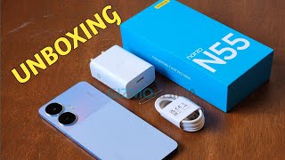 Realme Narzo N55 Unboxing And First Impression 672 inch FHD Display 90Hz Mediatek HelioG88 [upl. by Madian916]