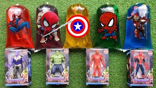 AVENGERS TOYSAction FiguresUnboxingCheap PriceIronmanHulkThor SpidermanToys [upl. by Teevens]