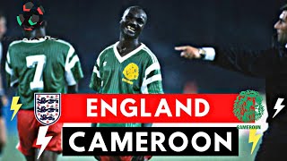 England vs Cameroon 32 All Goals amp Highlights  1990 World Cup [upl. by Atrahc]