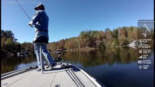 Bass Fishing Lake Mitchell  Alabama  November Day 1 [upl. by Shah]