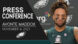 Avonte Maddox Believes He Still Has Room to Grow  Eagles Press Conference [upl. by Geraint]