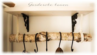 Garderobe selber bauen  DIY  Building a Coat Rack [upl. by Minoru99]