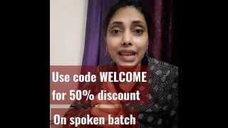 Serene Paathshala App launched  Code WELCOME for 50 discount on spokenenglish batch shorts [upl. by Meensat]