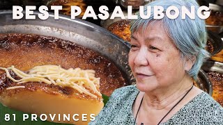 The Best Cassava Cake in the Philippines  Budin from Quezon [upl. by Dnartreb]