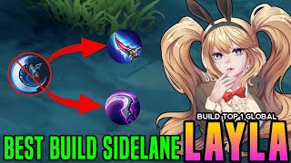 LAYLA NEW SUPER DAMAGE BUILD 2024  BUILD TOP GLOBAL LAYLA 2024  MLBB [upl. by Cupo]