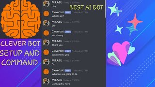 clever bot discord  command for clever bot and setup [upl. by Michaele]