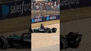 Hamilton spins out f1 hamilton lewishamilton hamiltonsoinsout [upl. by Yuht109]