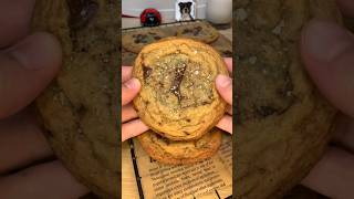 24h chocolate chip cookies  🍪 easyrecipe cookies [upl. by Pantia82]