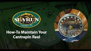 HowTo Maintain Your Centrepin Reel searunflytackle [upl. by Ladin]