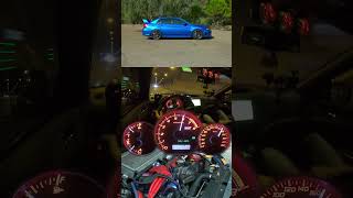 Tuned 380 HP Subaru Impreza 25 WRX STI  Tunnel Acceleration  Autobahn  Big Turbo [upl. by Eldnek]