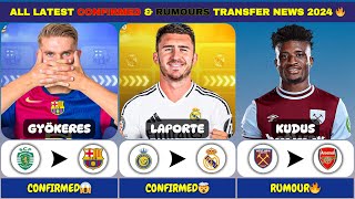 ALL LATEST CONFIRMED amp RUMORS TRANSFER NEWS 2024 ✅🔥 [upl. by Babcock]