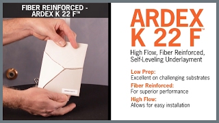 ARDEX K 22 F™ quotFiber Comparisonquot  20 Second Ad [upl. by Concoff103]