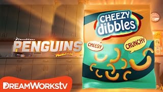 Cheezy Dibbles In Real Life  PENGUINS OF MADAGASCAR [upl. by Neelsaj906]