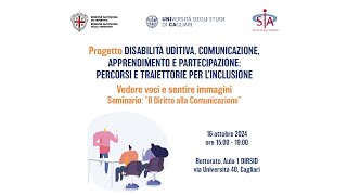 8° Seminario DIRSEC Il Diritto alla Comunicazione [upl. by Chic]