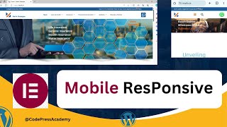 How to make Responsive Header in Elementor  Website [upl. by Nyleuqcaj]