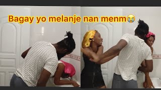 Badiana ansent pitit la pa pou ti bab 🥺🥺gro deblozaj  prank [upl. by Rosio756]