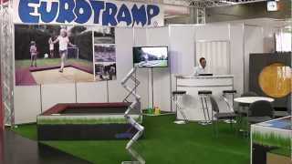 Eurotramp Trampoline  Trade fair GaLaBau in Nürnberg 2012 [upl. by Ylrebmit]