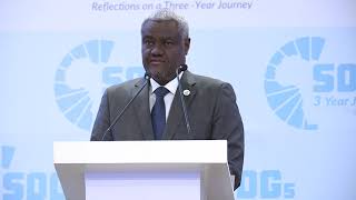 SDG 3Y Journey Conference 1214 June 2019 Speech by HE Moussa Faki Mahamat Chairperson AUC [upl. by Inman585]