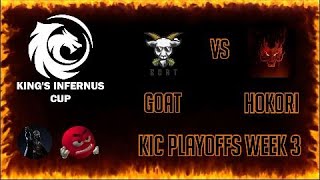 King Infernus Cup  Hokori vs Goat [upl. by Ahsinak645]