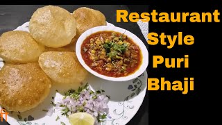 Restaurant Style Puri Bhaji पूरी भाजी How to make puri Bhaji By khamang Maharashrian recipe [upl. by Scholz]