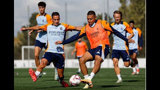 Real Madrid Training 4 Oct Live Training for Villarreal ✅ Mbappe Militao Cama❌ Alaba TBO Brahim [upl. by Ardnoik880]