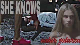 Nahir GalarzaSHE KNOWS Music Video [upl. by Gader]