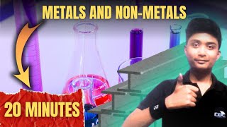 Metals and Non Metals in 20 Minutes🔥 Class 10th  Rapid Revision  Ayush Kashyap [upl. by Siblee]