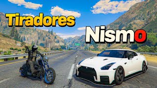 Enfrentamos Los Tiradores Mas Caros Con Un GTR Nismo Gta Rp [upl. by Ahsenad]