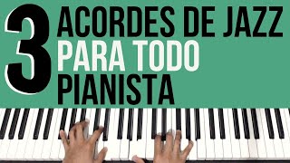 3 Acordes de Jazz Para Todo Pianista [upl. by Melamie]