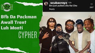 BRO PULLED A BO RAI CHO  Lunch Crew quotOn The Radarquot Cypher Bfb Da Packman  REACTION [upl. by Cob690]