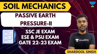 Rankines Theory6  Soil Mechanics  GATE ampESE  CE  Shardool Sir [upl. by Ardnot996]