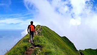 Spectacular ridge hike from Pilatus to Widderfeld with multiple ibex sightings 20240809 [upl. by Effy]