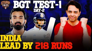 IND vs AUS 1st Test Day 2 Highlights Jaiswal Rahul Dominate Australia with Record Stand [upl. by Benilda]