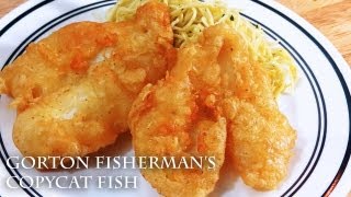 Gorton Fishermans Copycat Battered Fish  recipe [upl. by Melloney396]