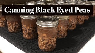 Jar It Up January VR  Canning Black Eyed Peas  No Soak Method [upl. by Avek]