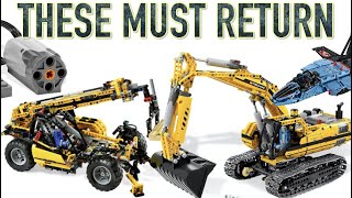 10 Desperately Needed LEGO Technic Remakes [upl. by Aed]