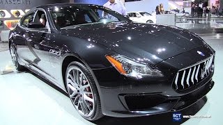 2017 Maserati Quattroporte GTS GranSport  Exterior and Interior Walkaround  2016 LA Auto Show [upl. by Desirea]