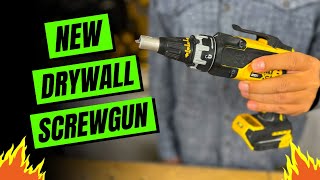 Oh yeah Dewalt has a NEW 20V Max Drywall Screwgun  demo amp review [upl. by Quartana357]