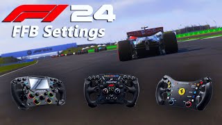 F1 24  Force Feedback amp Wheel Settings Guide [upl. by Alec]