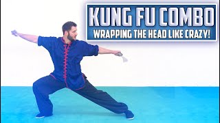 Kung Fu Combo  Double Broadsword ⚔️ Wrapping the Head Like Crazy ⚔️ [upl. by Roley]