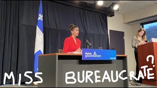 Économies et soustraitance Geneviève Guilbault épargne la bureaucratie  STORYTIME MTL [upl. by Carpet304]