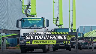 INTERMAT Paris 2024  ZOOMLION Concrete machinery Shows its Skills [upl. by Noslrac]