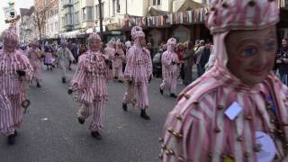 Narrenbaumumzug in Singen am Schmutziger Donnerstag 23022017 4K [upl. by Okimat]