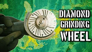 Millner Haufen Review 4 12quot Electroplated Diamond Angle Grinding Wheel [upl. by Drehcir]