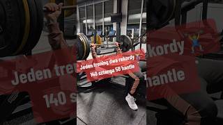 Nowy rekord 140 płaska i 50 hantle Trening klatki gym siłownia workout [upl. by Laetitia295]