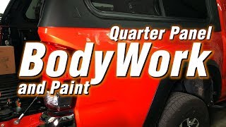 Quarter Panel Body Work and Paint  Blending Tips You Need To Know [upl. by Alaek]