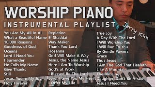 5 Hours BEST CCM 36 Songs  Jerry Kim 피아노 모음  Worship Piano for Prayer  CCM Playlist [upl. by Llenrag]