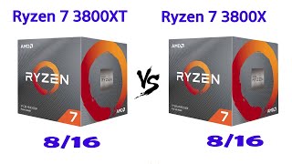 Ryzen 7 3800XT vs 3800X Benchmark  Tested 12 Games [upl. by Kingsbury]